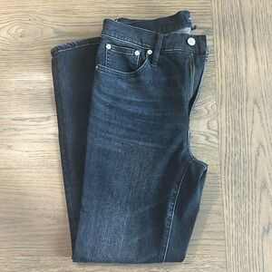 J Crew black toothpick jeans
